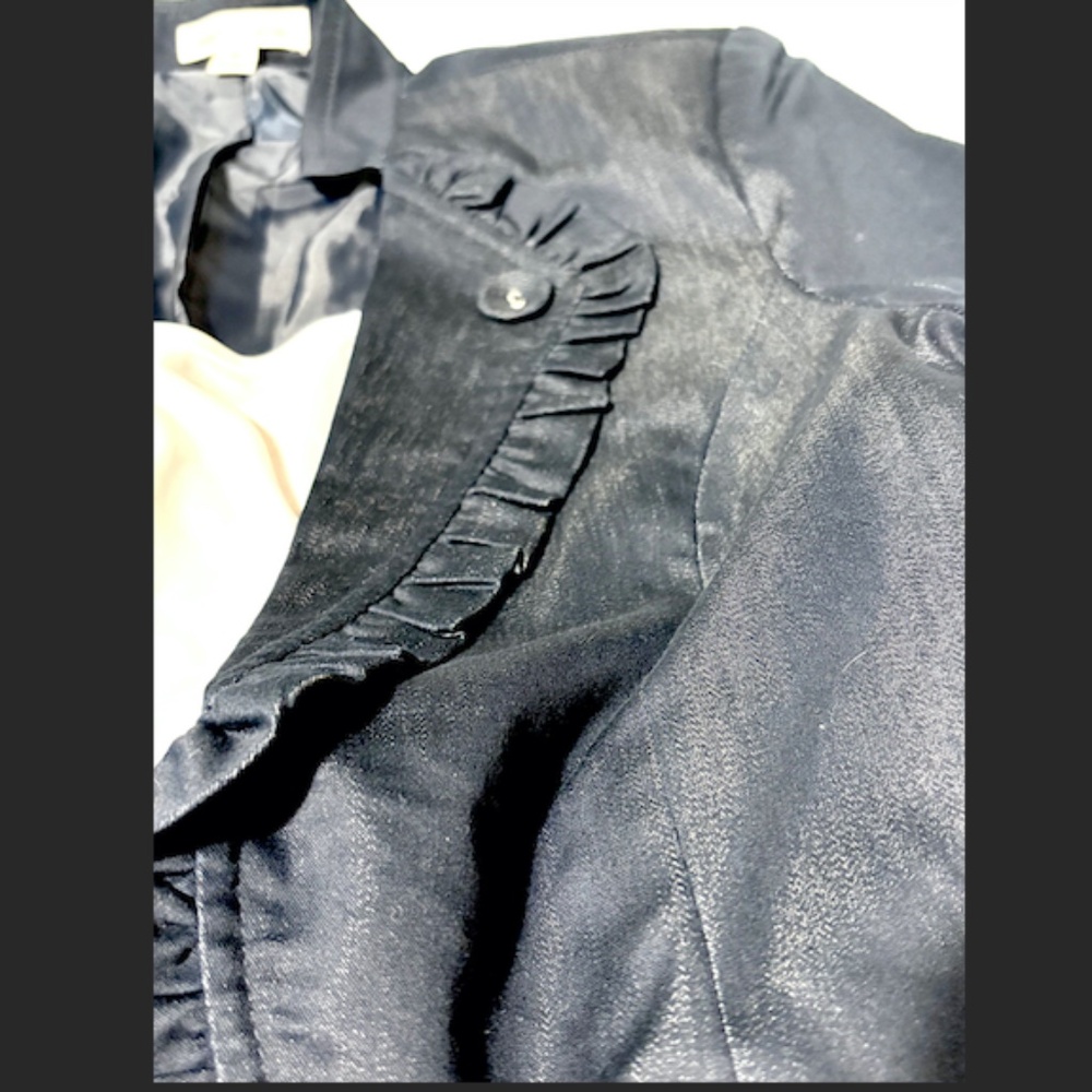 John Paul Richard Navy Blue Pantsuit Suit Set medium size 8 - Picture 5 of 11